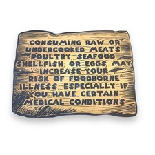 Sign - BLACK - CUSTOM Restaurant Business Signs