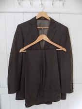mens GREENWOODS BROWN SUIT SIZE 38"R CHEST 33" WAIST 31" LEG