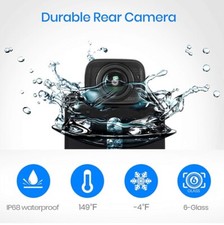 NEW AUTO-VOX CS-2 4.3" LCD Car Waterproof Reversing Camera Kit In Black -Z03