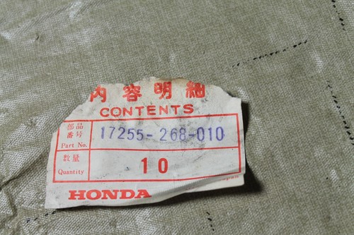 Nos honda air cleaner tube - nos,