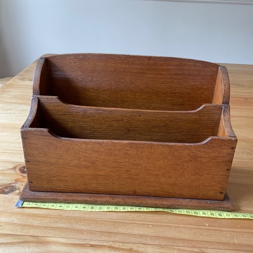 Vintage wooden letter rack - vintage,