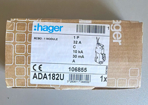Hager ada182u rcbo - 1p, c