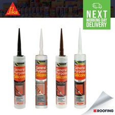 General Purpose Silicone C3 Cartridge 280ml Sealant Clear White Brown Black Grey