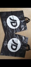 JD sports carrier bags black x2