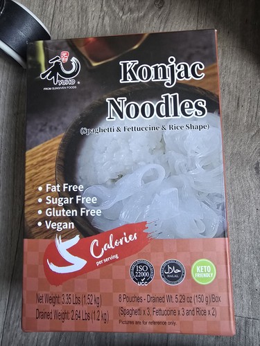 Konjac shirataki noodles - konjac,