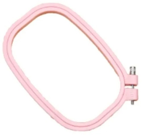 Rectangular plastic embroidery