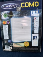 Lockable Steel Wall Mounted Waterproof Letter Post Mail Box Postbox Letterbox UK