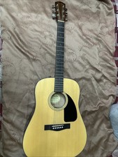 Fender CD-60 Dreadnought Acoustic Guitar Natural, Classic Design Series