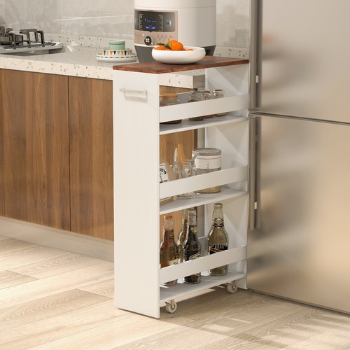 Tier slim storage cart - 4-tier,
