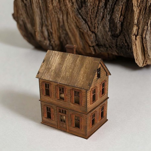 Wooden model kits miniature - model,