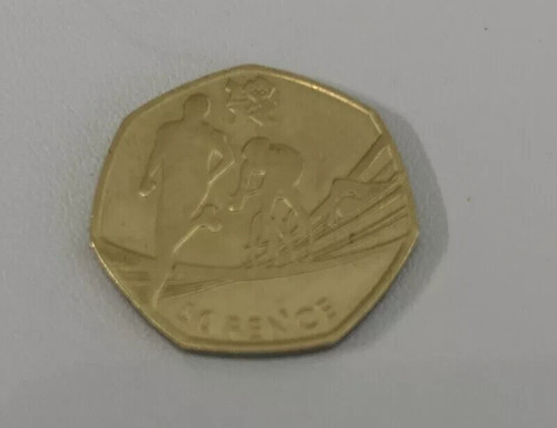 2012 olympic 50p coin - 2012,