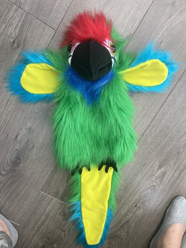 Puppet company green parrot - puppet,