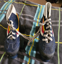 Retro Vintage Mayfair 80's Retro Roller Skates / Boots Size 3