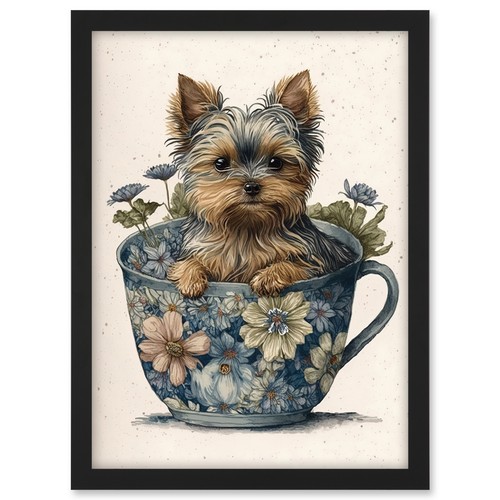 Teacup yorkshire terrier dog - teacup,