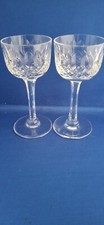 2 x Thomas Webb Crystal