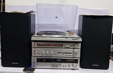 Technics Silver Stereo Stack HiFi Separates System with Bluetooth & Manuals