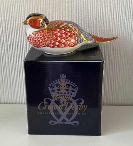 Royal crown derby pheasant - crown,