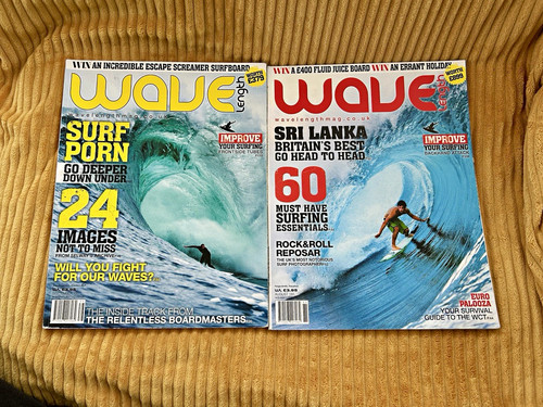 Wave surfing magazine - wave,