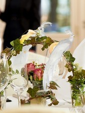 Simulation Feather White Pearl