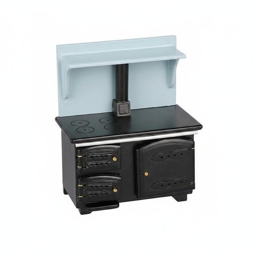 Miniature black cooker - miniature,