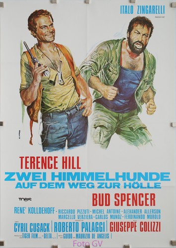 Kino plakat zwei himmelhunde - zwei,