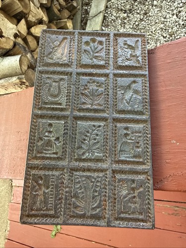 Antique springerle cookie mold - cookie,