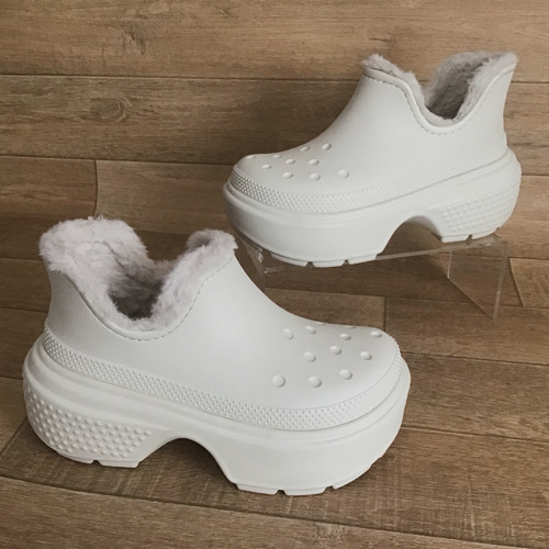 Crocs stomp lined platform - crocs,