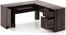 Shaped computer desk corner - l,