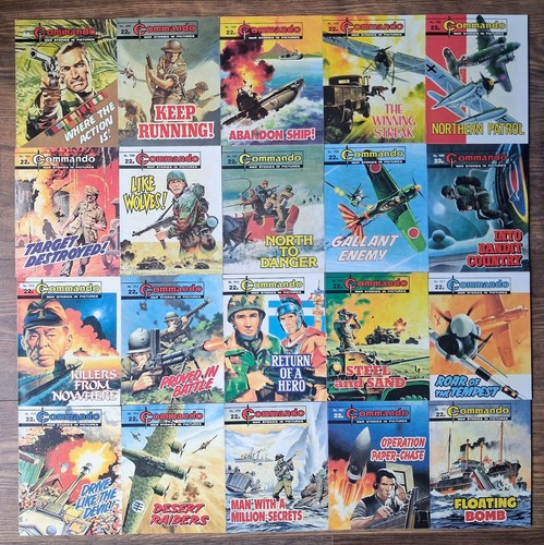 Commando comics job - comics,