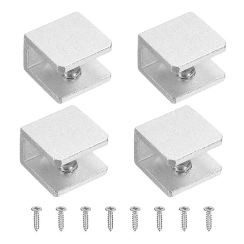 4pcs glass shelf brackets - shelf, brackets,