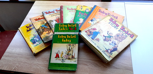 Toby twirl vintage story books - twirl,