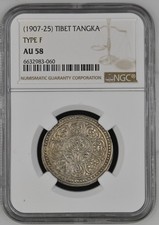 Silver Coin China Tibet Tangka