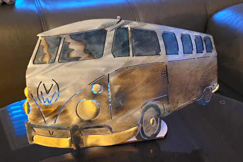 Volkswagen camper van metal - van,