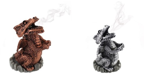 Smoking dragon cone incense - smoking,