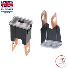 10x 80 Amp Black Japanese PAL Male A Fuse Slow Blow Nissan Mazda Honda Toyota