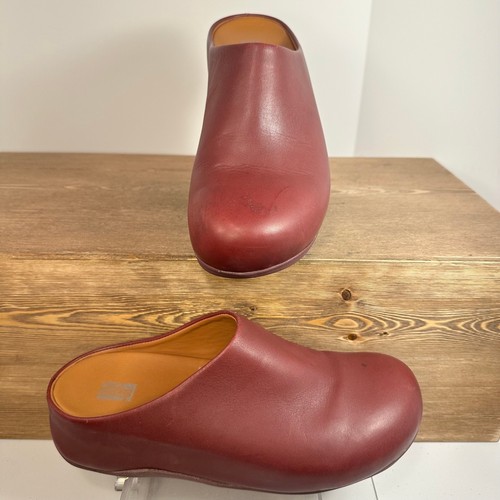 Fitflop shuv leather mules - fitflop,