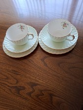 2 x Vintage Minton Trios Dawn