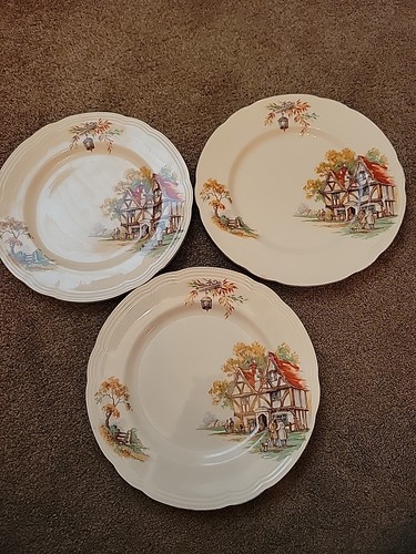 Vintage alfred meakin plates - meakin,
