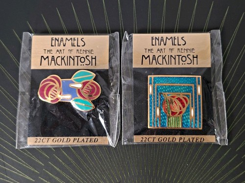 Rennie mackintosh enamel - mackintosh, 2x