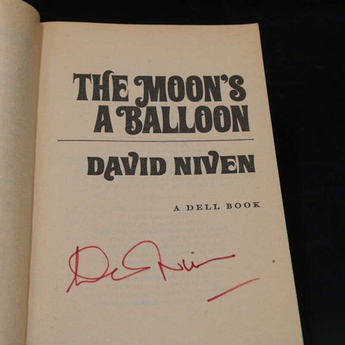 David niven signed book - david,