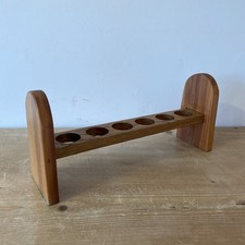 Vintage Rustic Wood Egg Holder