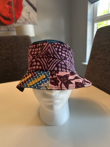 Patchwork bucket hat african - patchwork,
