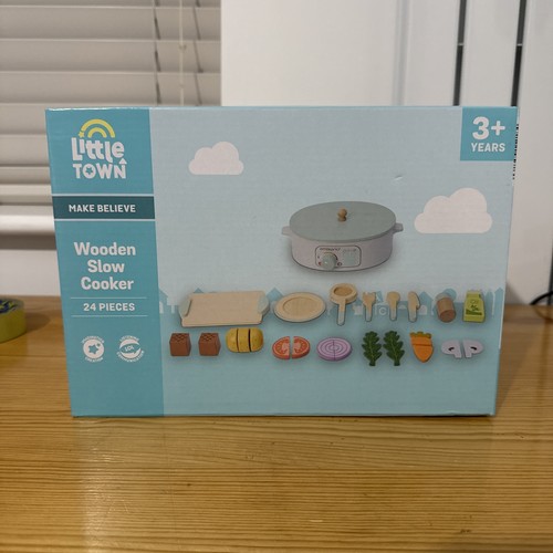 Aldi little town wooden - town, toys