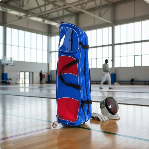 Rollable fencing bag with