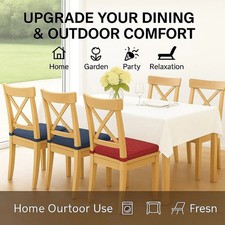 4Pcs Quilted Dining Garden