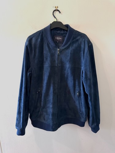 Suede leather bomber - suede,