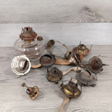Lot Antique Oil Lamp Burners