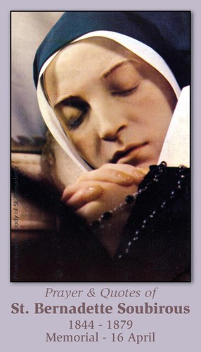 Bernadette patron saint - st.,