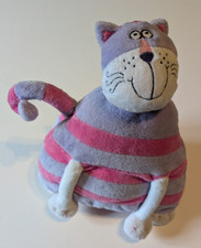 Large Animal pussy cat Door Stop Heavy Fabric Stopper Lovely item
