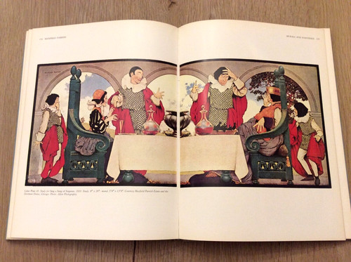 Vintage maxfield parrish coy - vintage,